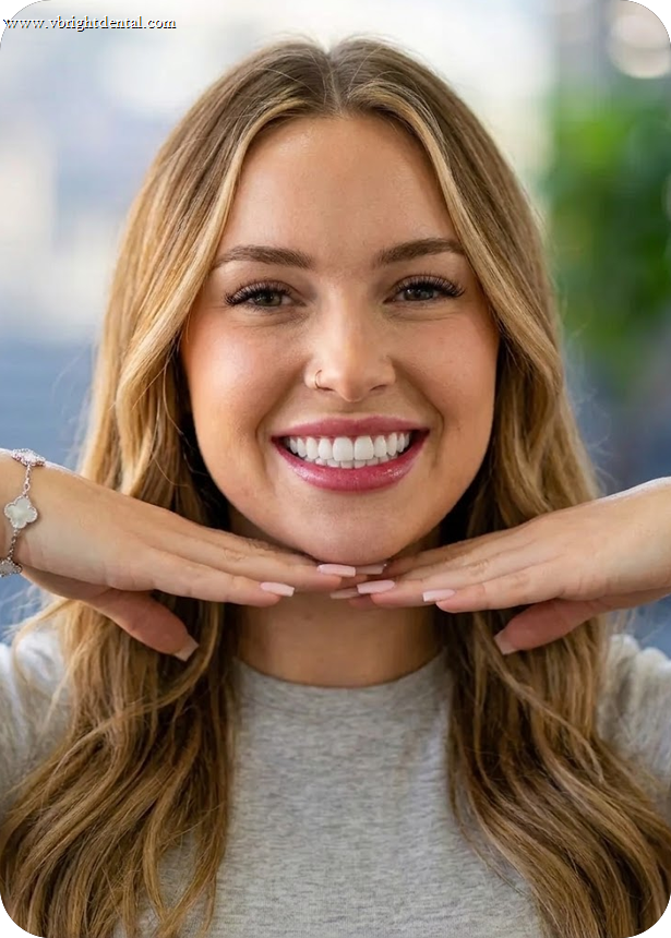 Porcelain veneers celebrity smile result