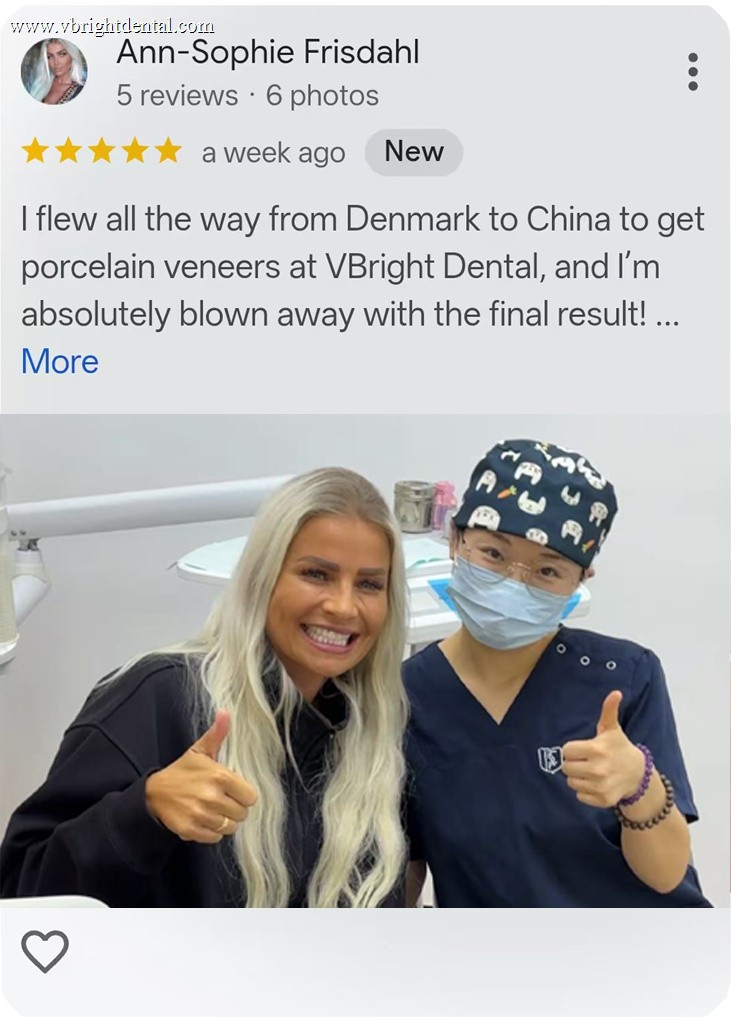 Google review from Ann-Sophie Frisdahl