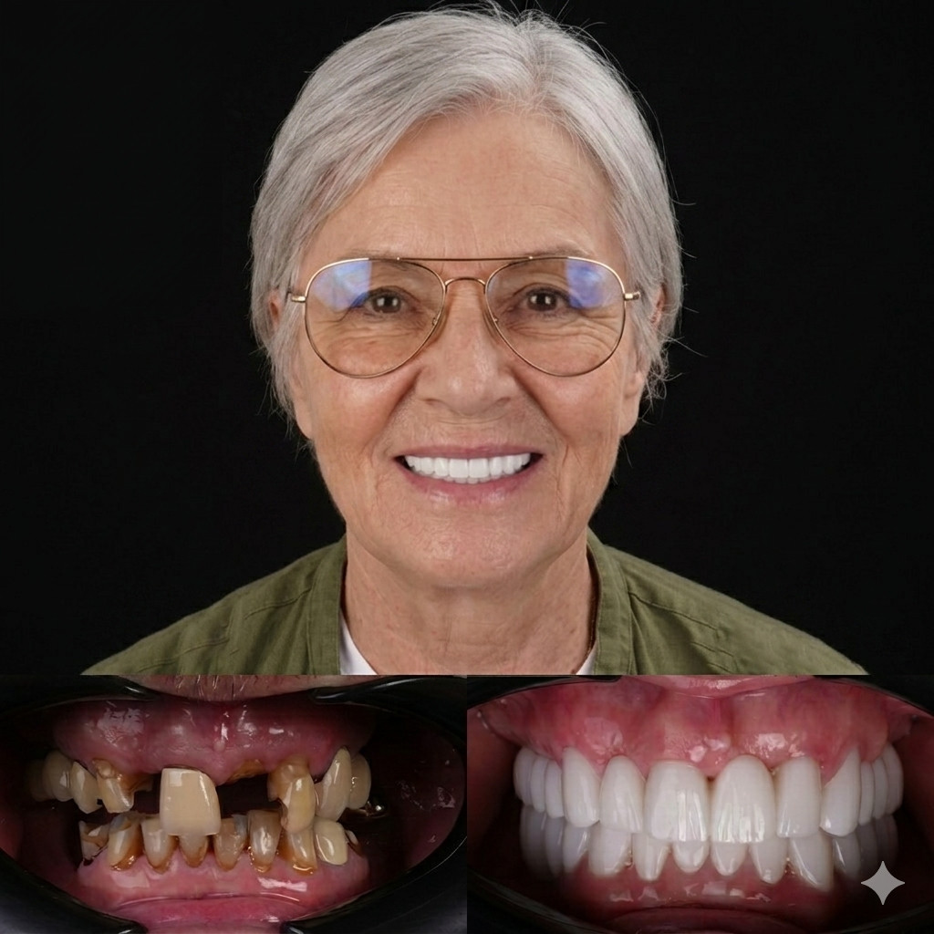 Dental implants comparison photo